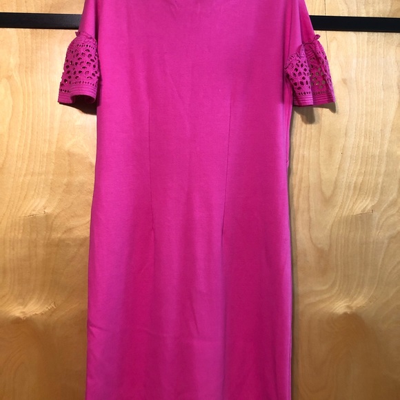 NWT Talbot’s Women’s Short Sleeve Pink Cotton Dress in Size XS Spring Summer - Picture 6 of 8